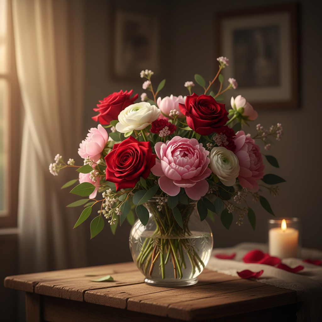 Naturinspireret blomsterkunst